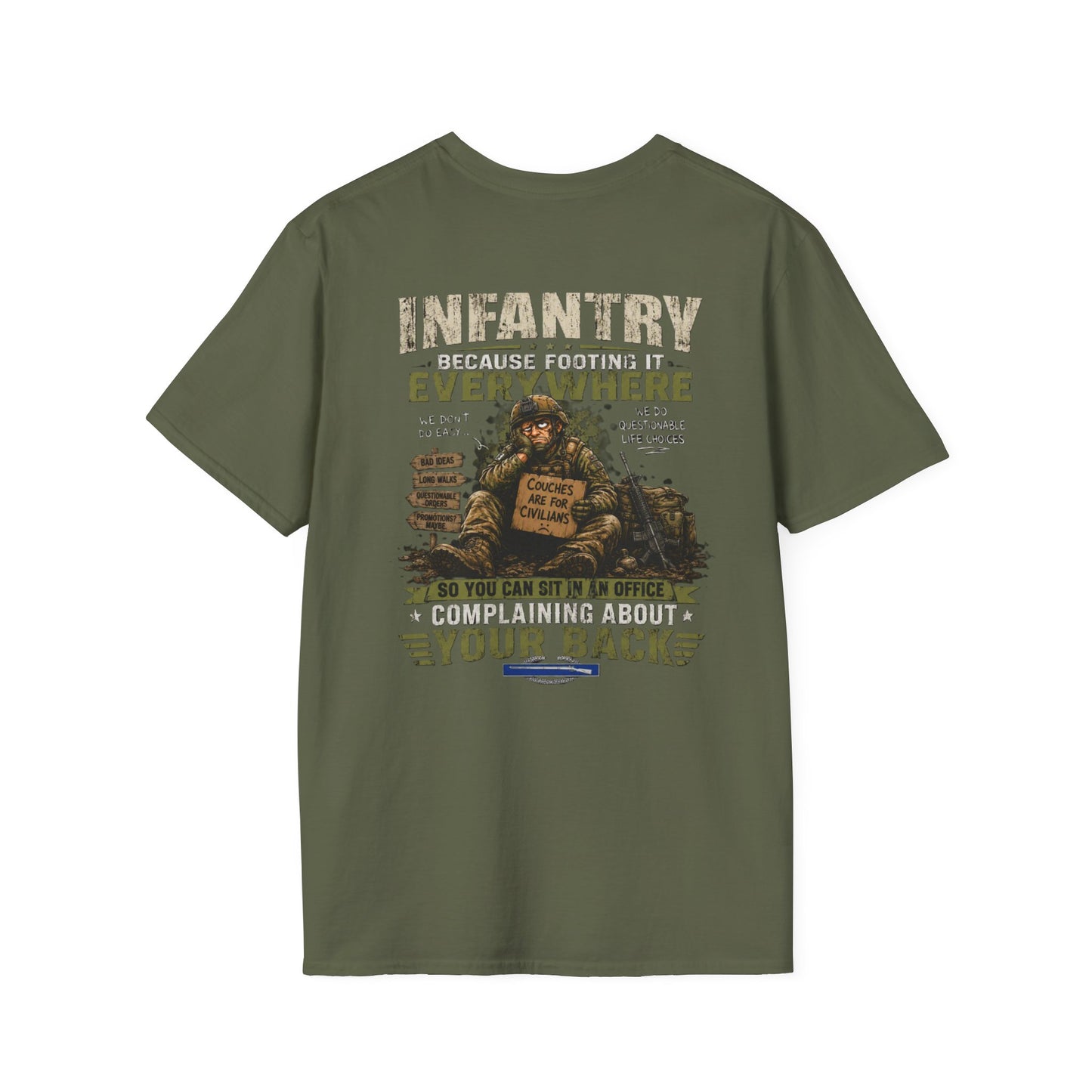 AEK Veteran Badge T-Shirt — Infantry Tee