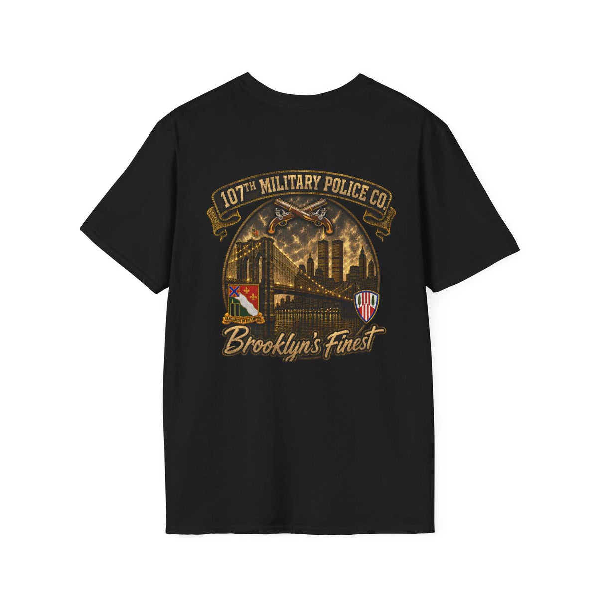 AEK Unit T-Shirt — 107th Military Police Tee "Brooklyn's Finest" WTC