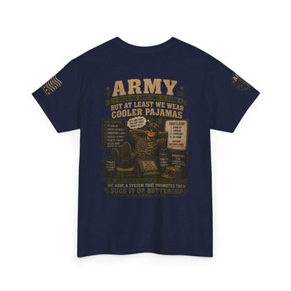 Army Vintage Graphic Tee — 'Army: Suck It Up, Buttercup' Military T‑Shirt