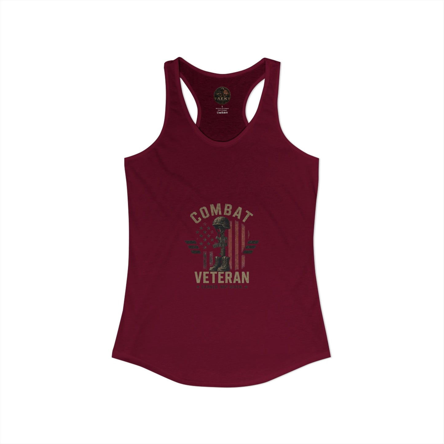 Women's Ideal Racerback Tank - 'My Makeup Cost Less than My Ammo'