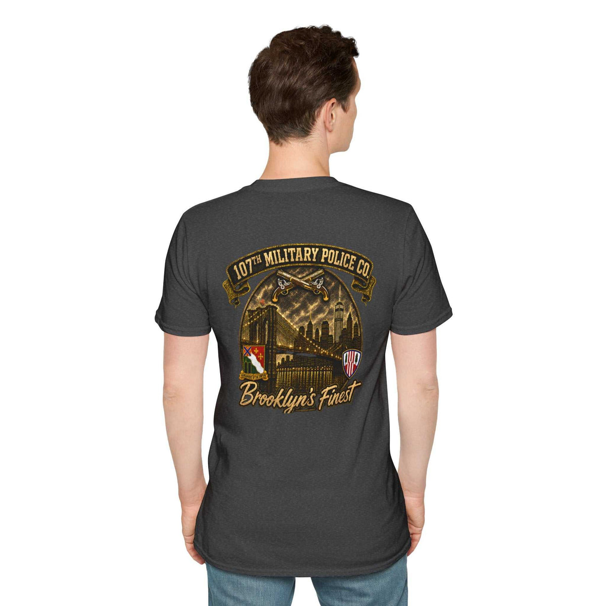 AEK Unit T-Shirt— 107th Military Police "Brooklyn's Finest" WTT Tee