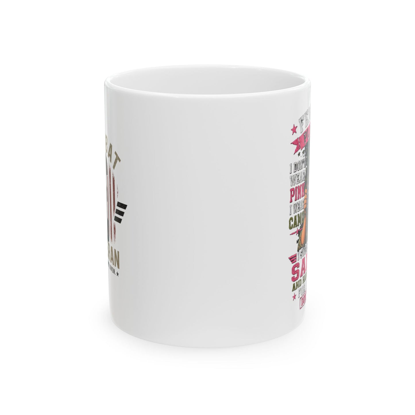 Veteran Women Ceramic Mug – Female? Please Coffee Cup (11oz & 15oz)