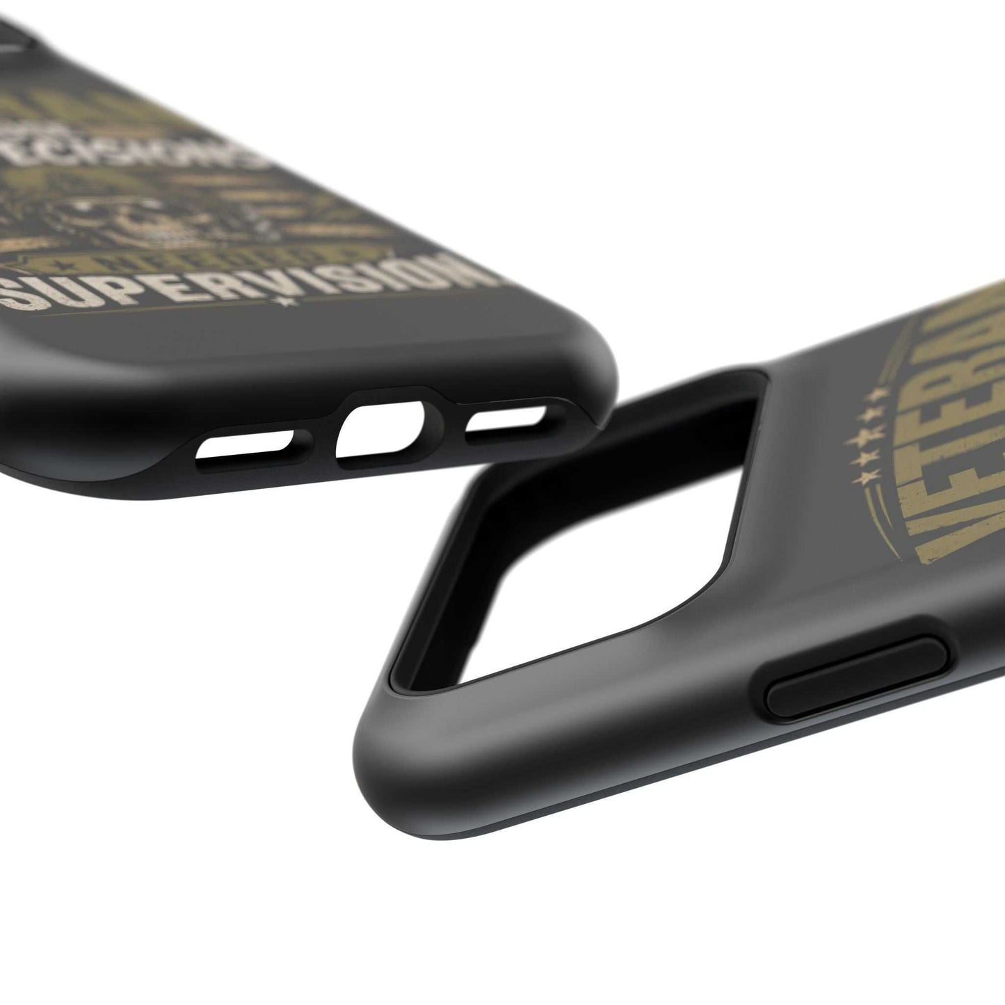 Veteran "Because Bad Decisions Needed Supervision" Impact-Resistant Phone Case