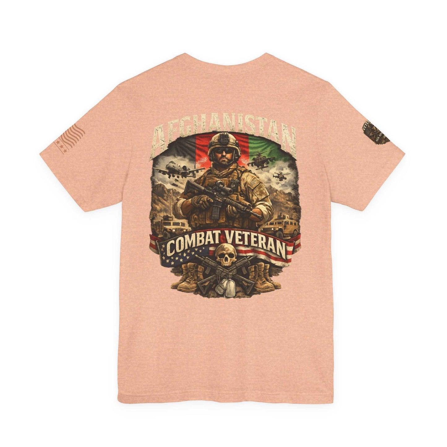 Afghanistan Combat Veteran T‑Shirt — Military Tribute Tee