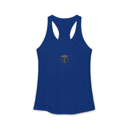 Women's Racerback Tank - "My Makeup Cost More Than My Ammo"