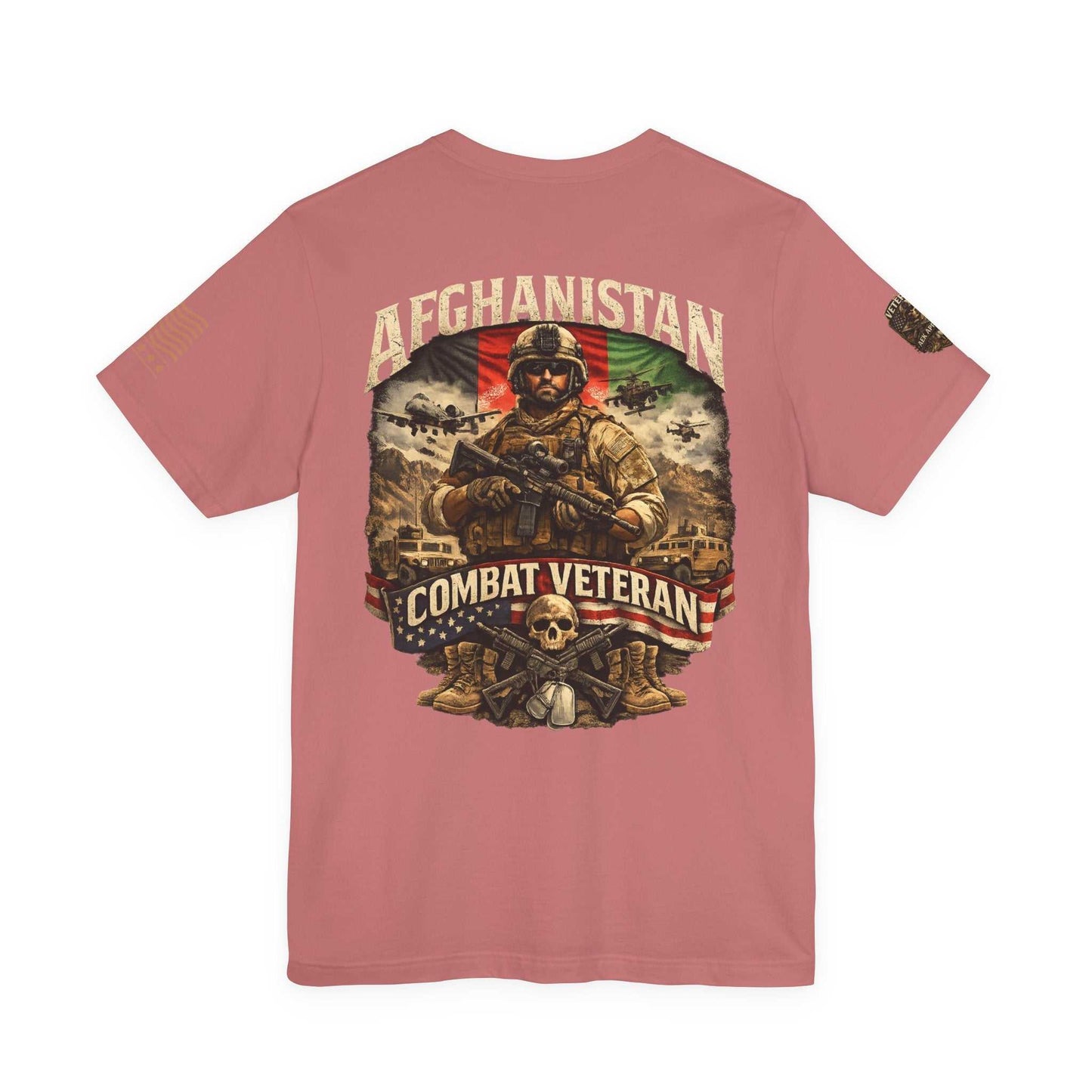 Afghanistan Combat Veteran T‑Shirt — Military Tribute Tee