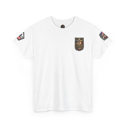 NYARNG Patriots Day Memorial Tee – "Never Forget" 25th Anniversary American Flag Shirt