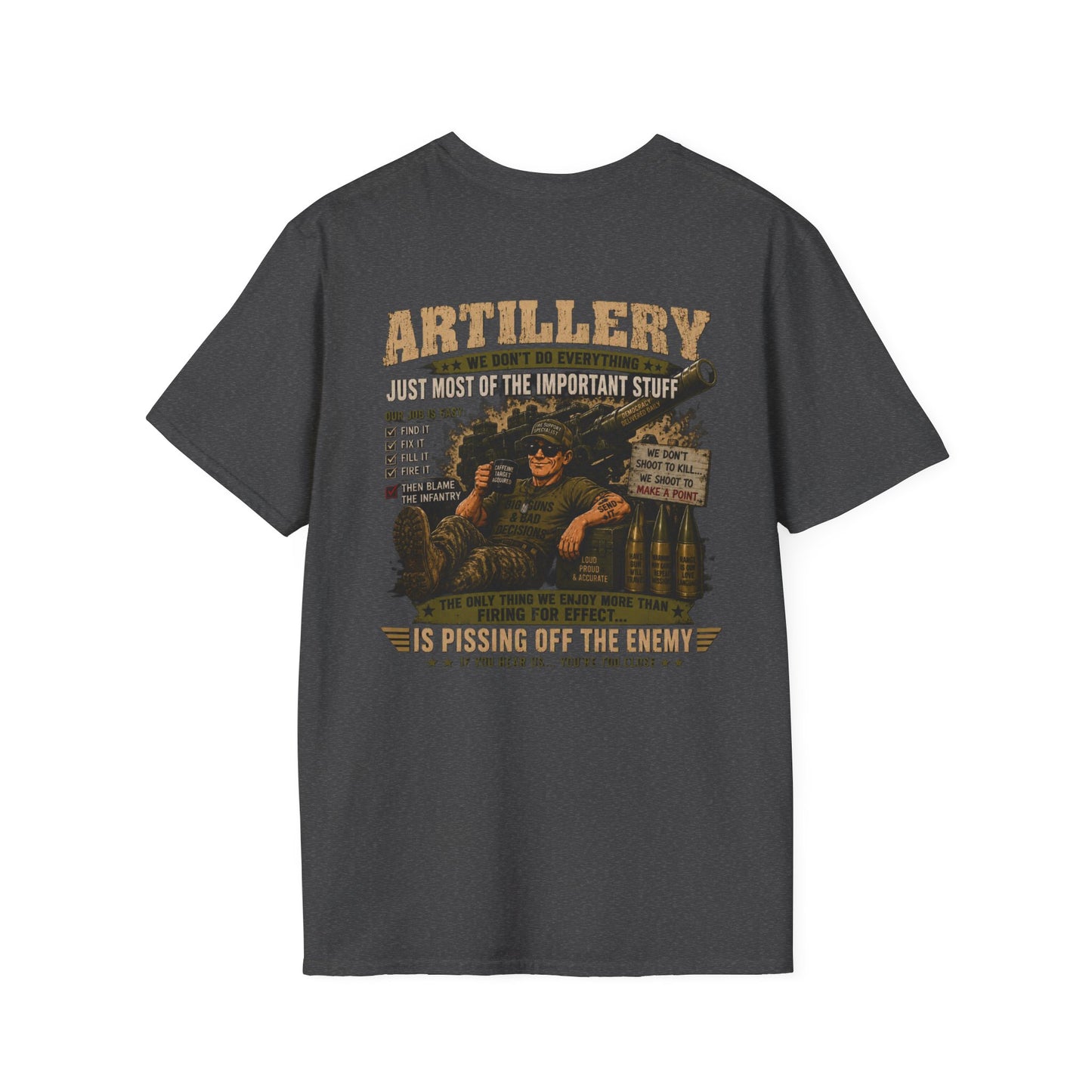 AEK Veteran Badge T-Shirt — Field Artillery Tee