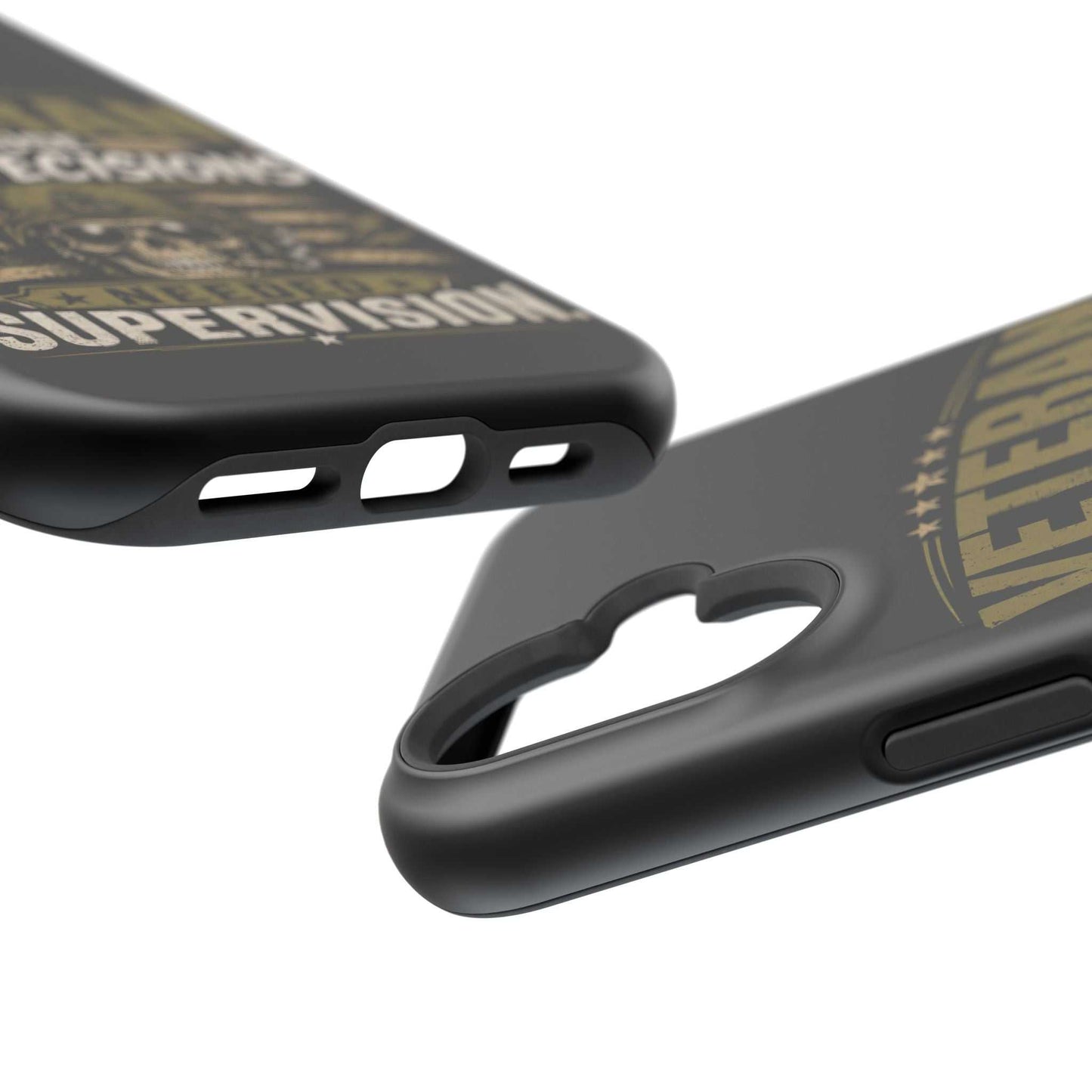 Veteran "Because Bad Decisions Needed Supervision" Impact-Resistant Phone Case