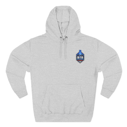 9/11 Remembrance Hoodie – We Remember 25 Years Tribute Fleece Hoodie
