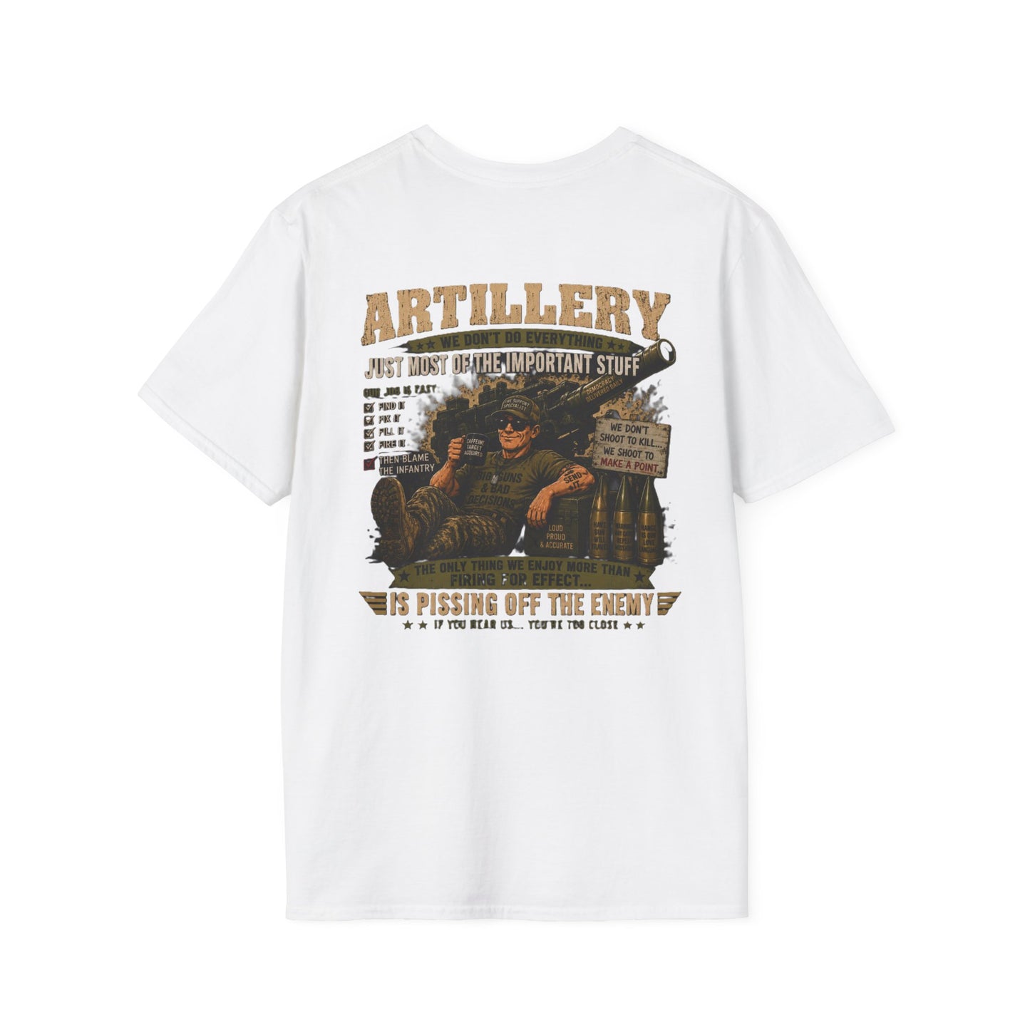 AEK Veteran Badge T-Shirt — Field Artillery Tee