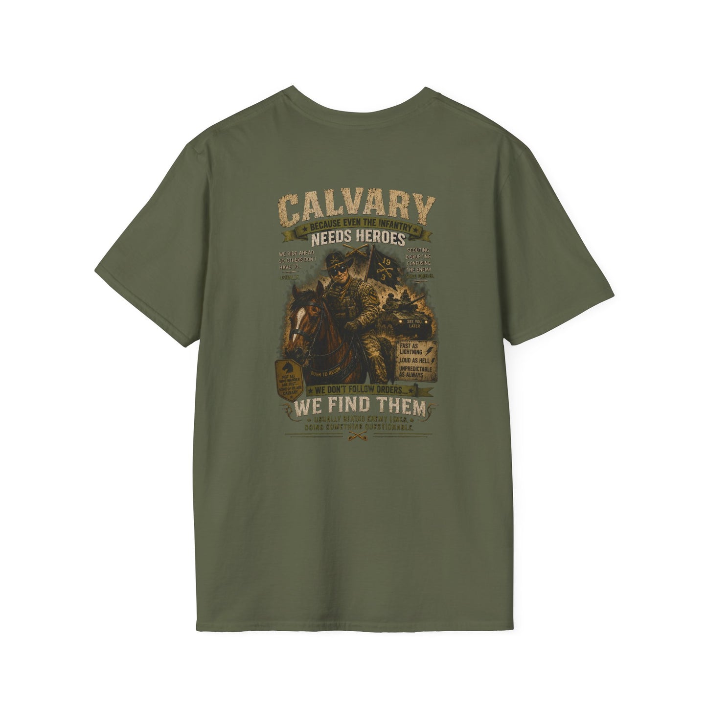 AEK Veteran Badge T-Shirt — Calvary Tee