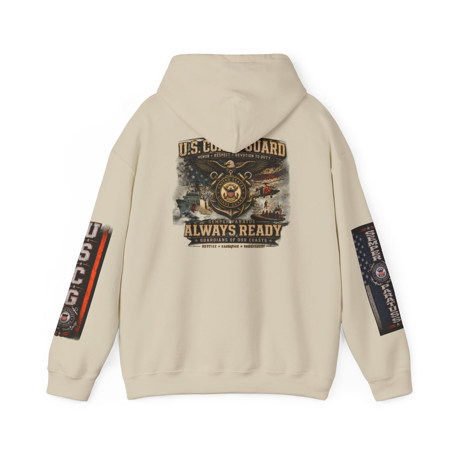 Copy of USMC Hoodie - Pride Is Forever Marine Corps Sweatshirt (AEK Skull Design)