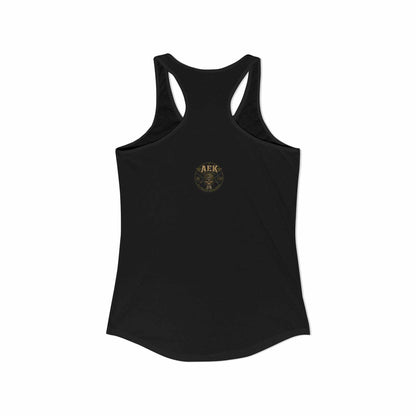 Women's Racerback Tank - "My Makeup Cost More Than My Ammo"