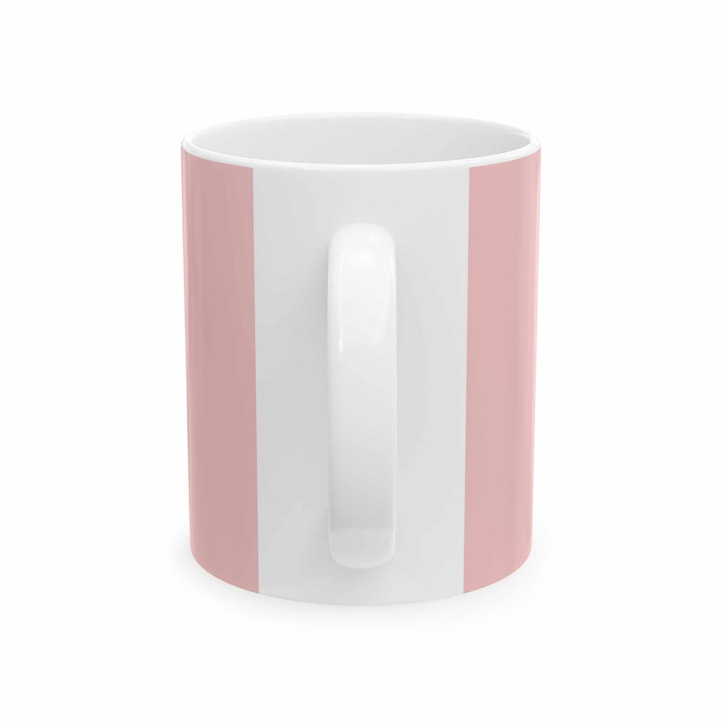 Ceramic Mug — "Don't Mistake My Lip Gloss for Weakness" Military Chic Pink Coffee Mug