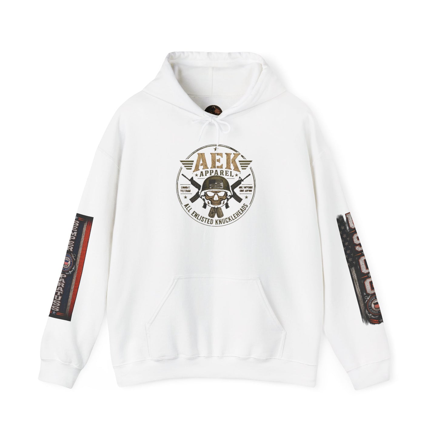 Copy of USMC Hoodie - Pride Is Forever Marine Corps Sweatshirt (AEK Skull Design)
