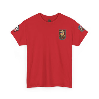 NYARNG Patriots Day Memorial Tee – "Never Forget" 25th Anniversary American Flag Shirt