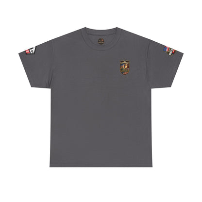 NYARNG Patriots Day Memorial Tee – "Never Forget" 25th Anniversary American Flag Shirt