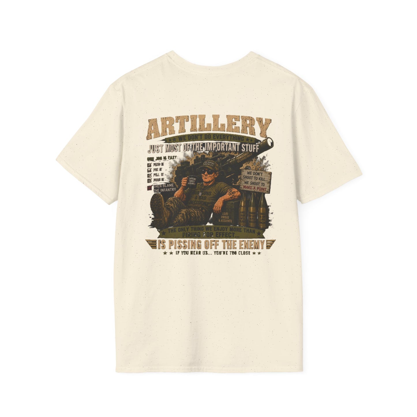 AEK Veteran Badge T-Shirt — Field Artillery Tee