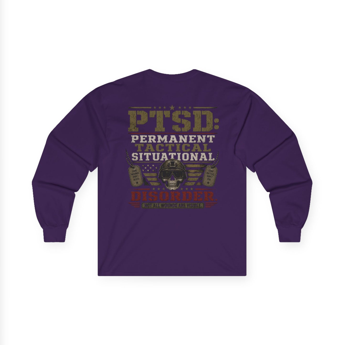 PTSD: Permanent Tactical Situational Disorder Long Sleeve Tee