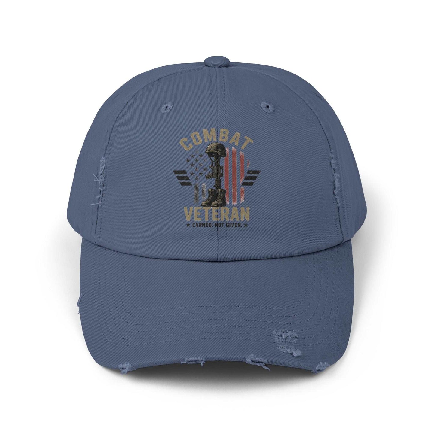 Combat Veteran Distressed Cap
