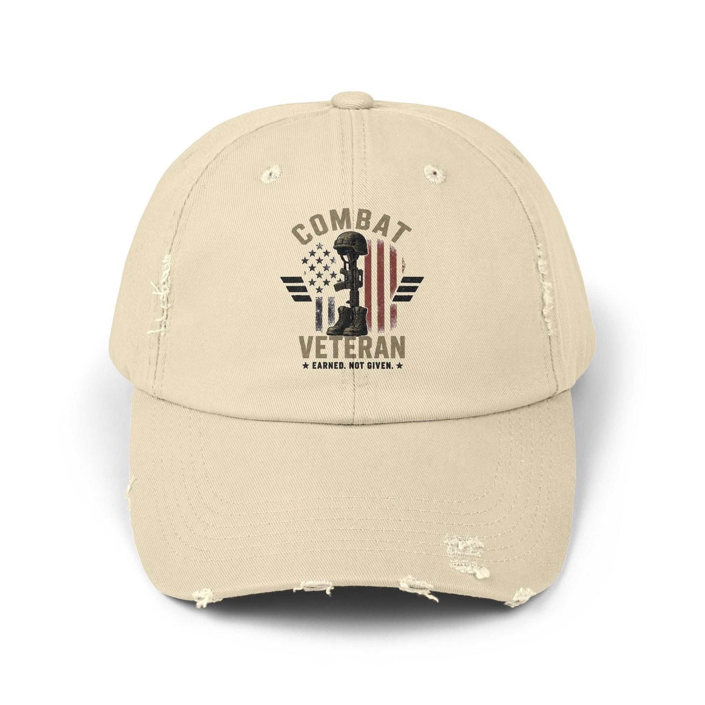 Combat Veteran Distressed Cap
