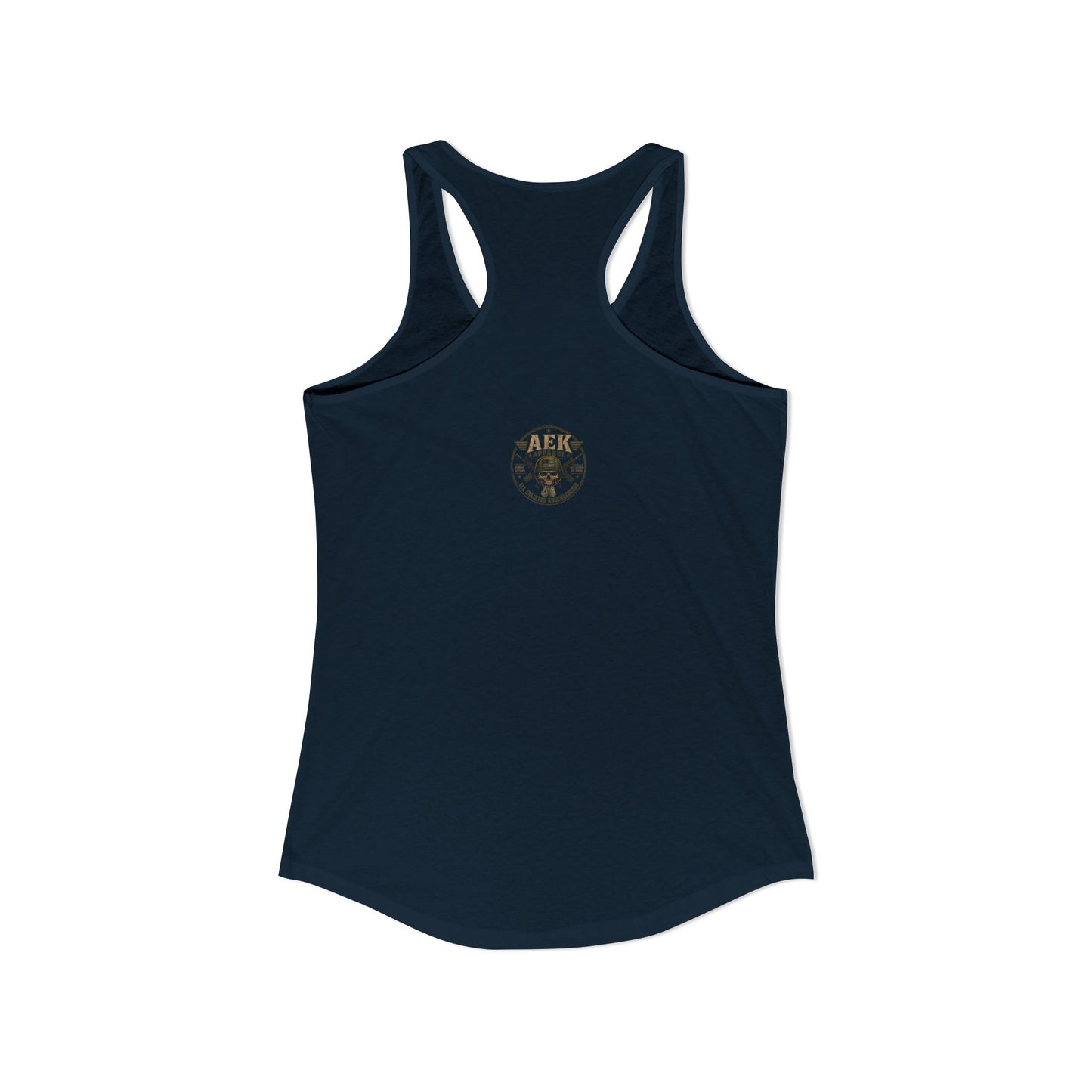Women's Racerback Tank - "Don't Mistake My Lip Gloss for Weakness"