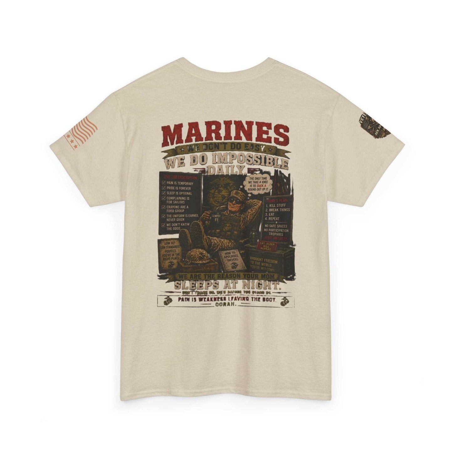 Marines Vintage Graphic Tee – Semper Fi Military Tribute T-Shirt