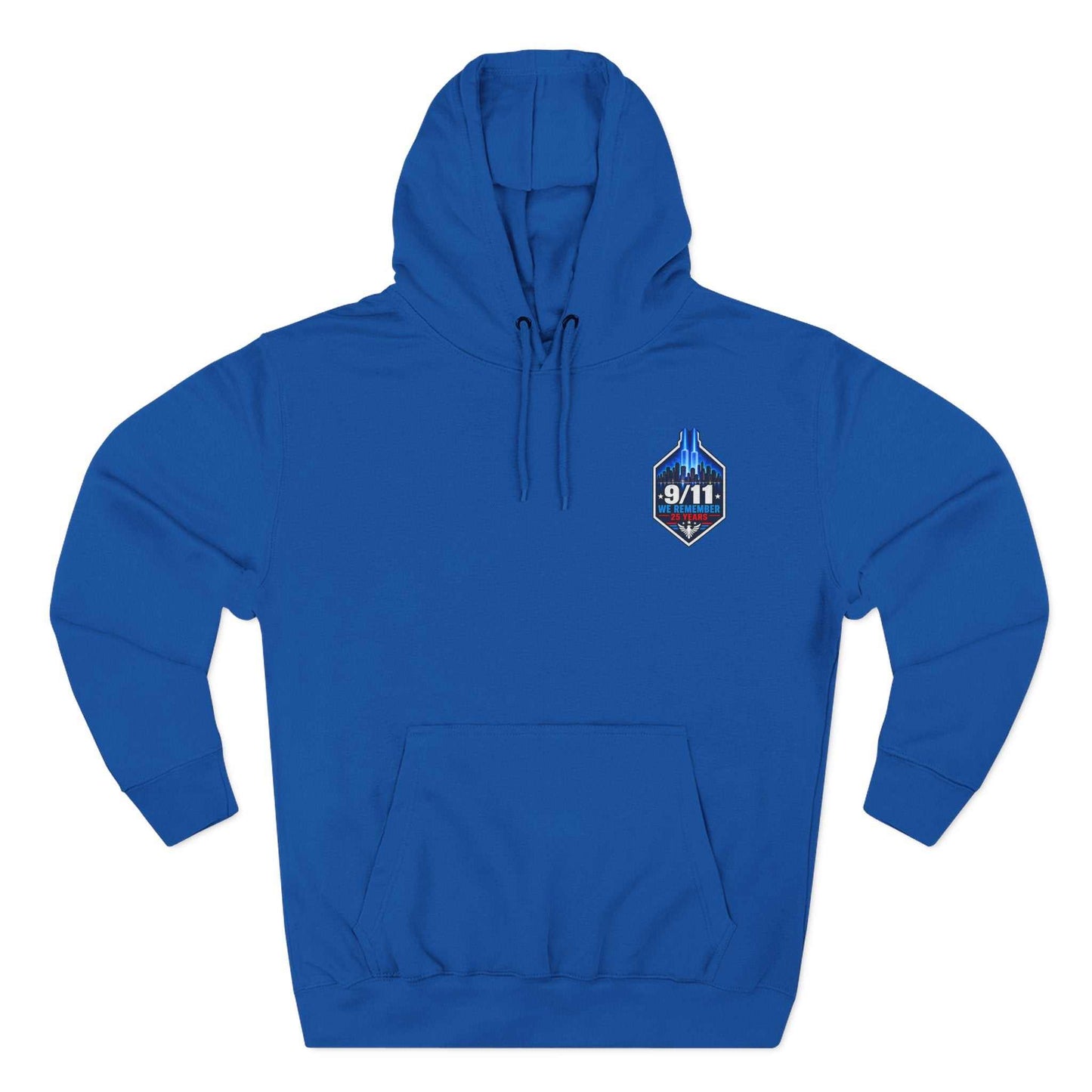 9/11 Remembrance Hoodie – We Remember 25 Years Tribute Fleece Hoodie
