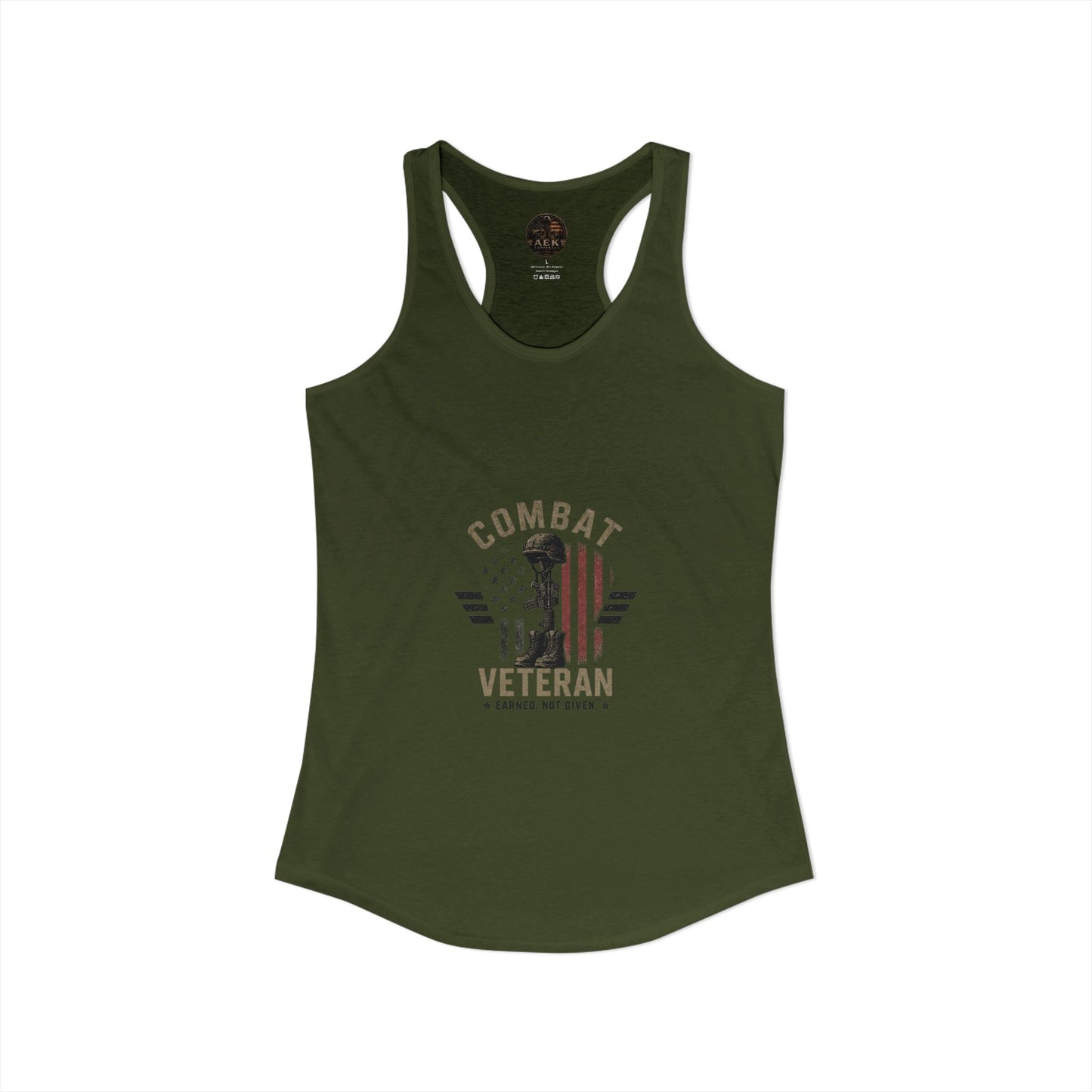 Women's Ideal Racerback Tank - 'My Makeup Cost Less than My Ammo'