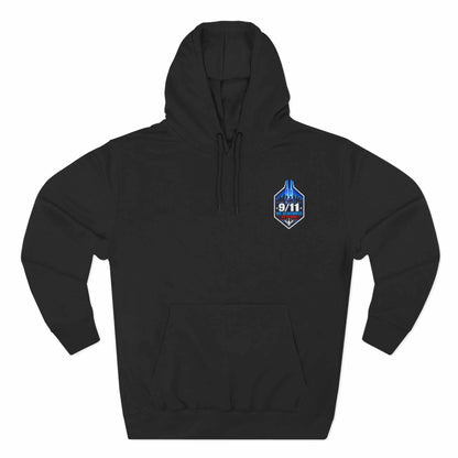 9/11 Remembrance Hoodie – We Remember 25 Years Tribute Fleece Hoodie