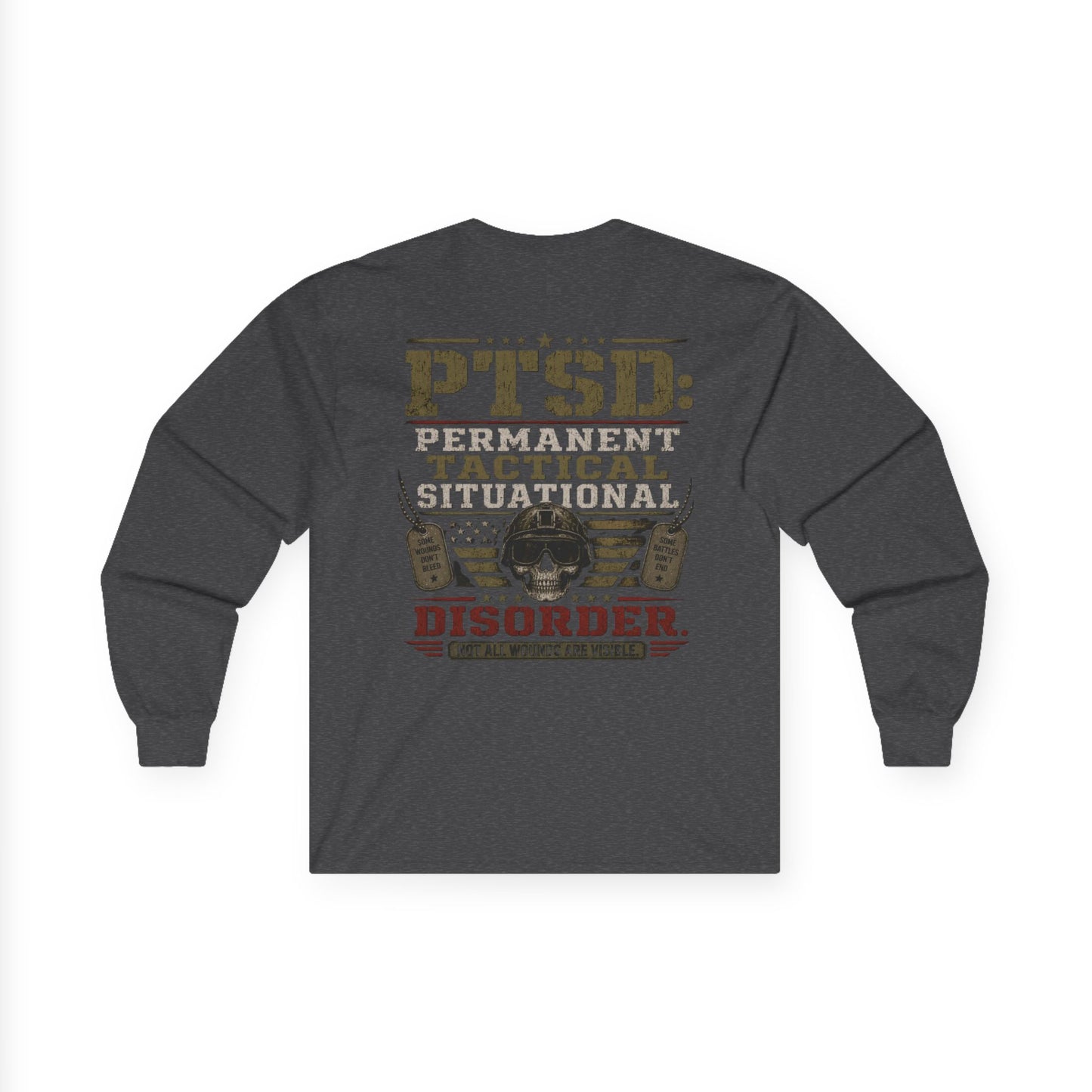 PTSD: Permanent Tactical Situational Disorder Long Sleeve Tee