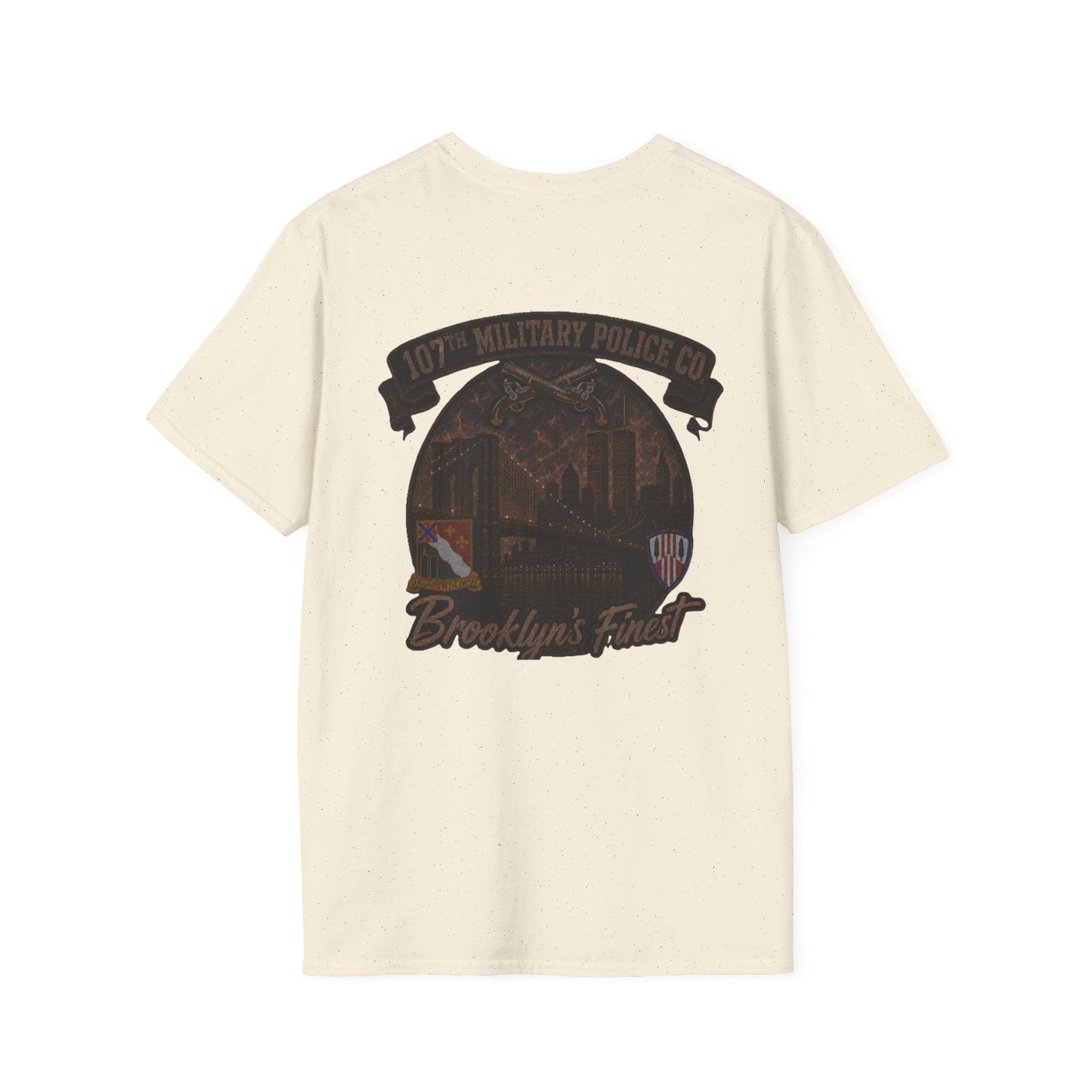 AEK Unit T-Shirt 107th Military Police Brooklyn's Finest WTC with NYC skyline design
