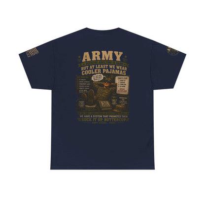 Army Vintage Graphic Tee — 'Army: Suck It Up, Buttercup' Military T‑Shirt