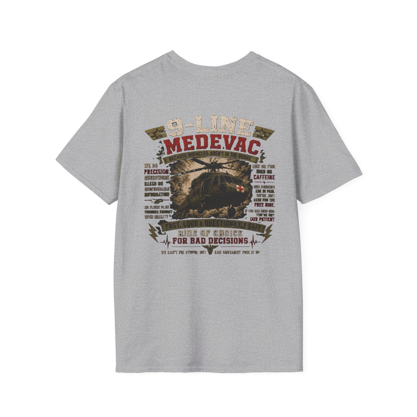 AEK Veteran Badge T-Shirt —9-Line MEDEVAC Tee