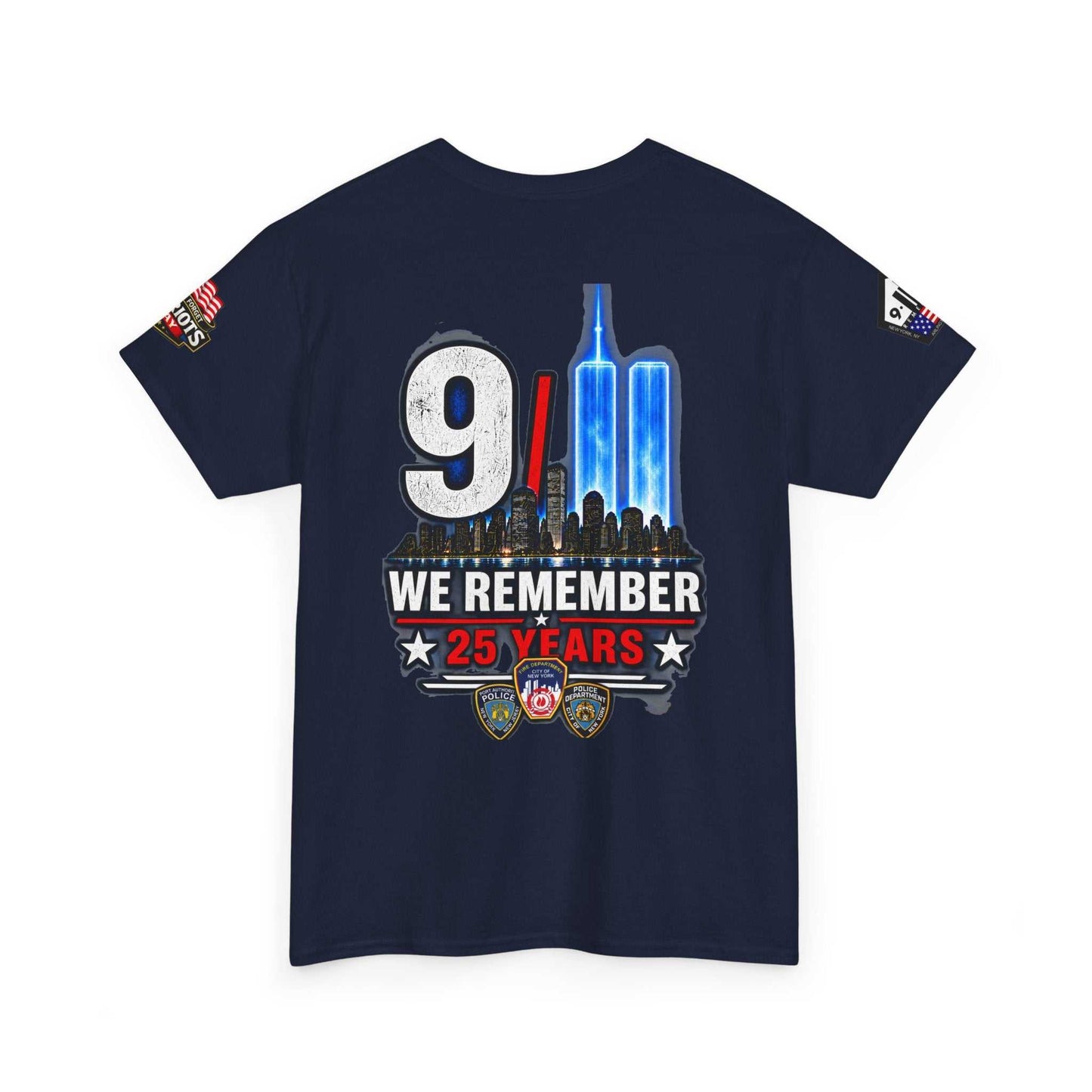 9/11 We Remember 25 Years T-Shirt