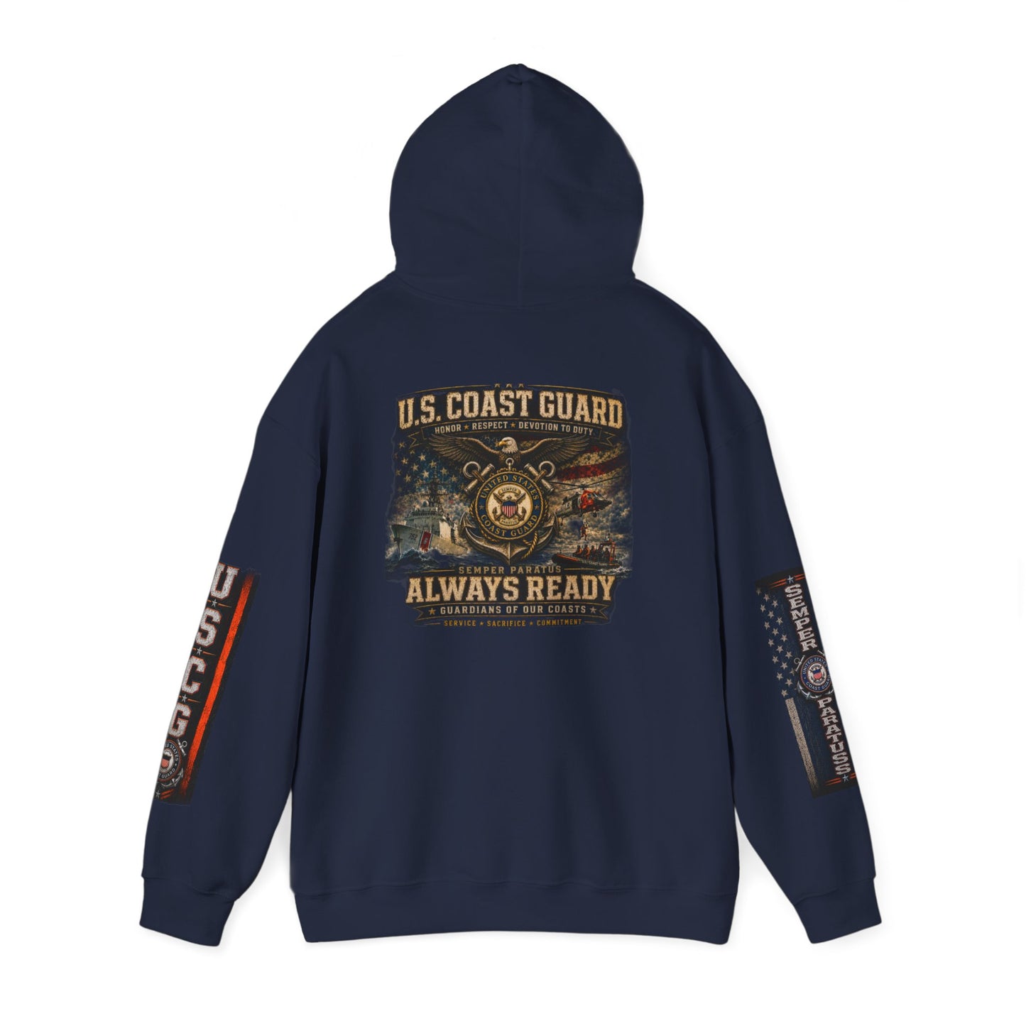 Copy of USMC Hoodie - Pride Is Forever Marine Corps Sweatshirt (AEK Skull Design)