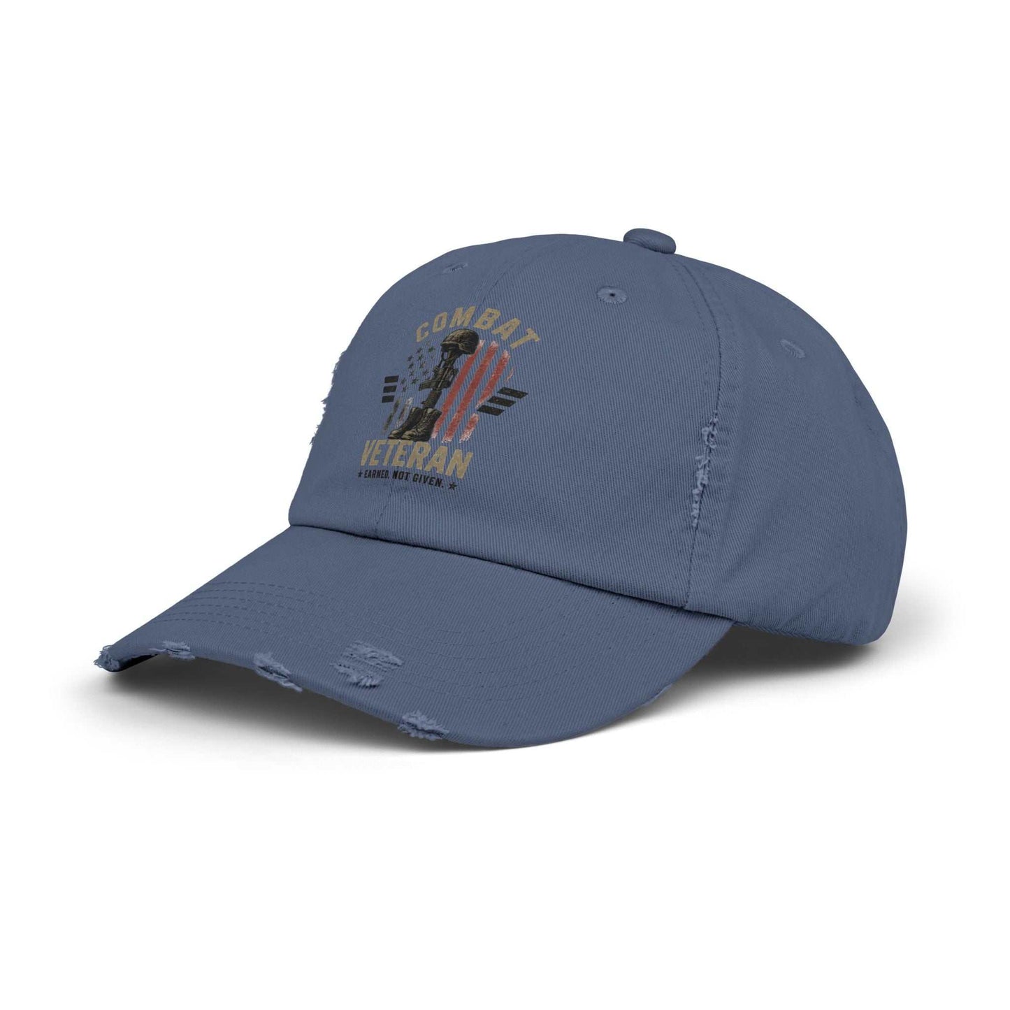 Combat Veteran Distressed Cap