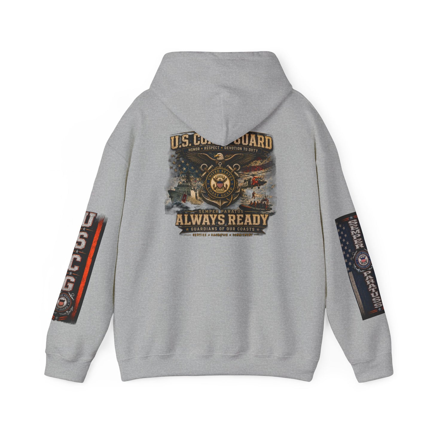 Copy of USMC Hoodie - Pride Is Forever Marine Corps Sweatshirt (AEK Skull Design)