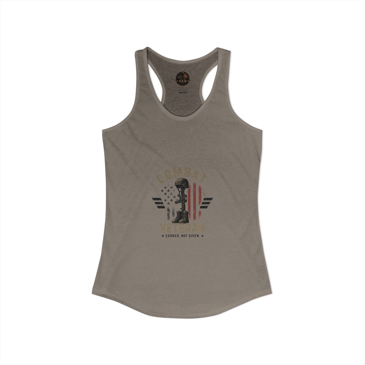 Women's Ideal Racerback Tank - 'My Makeup Cost Less than My Ammo'