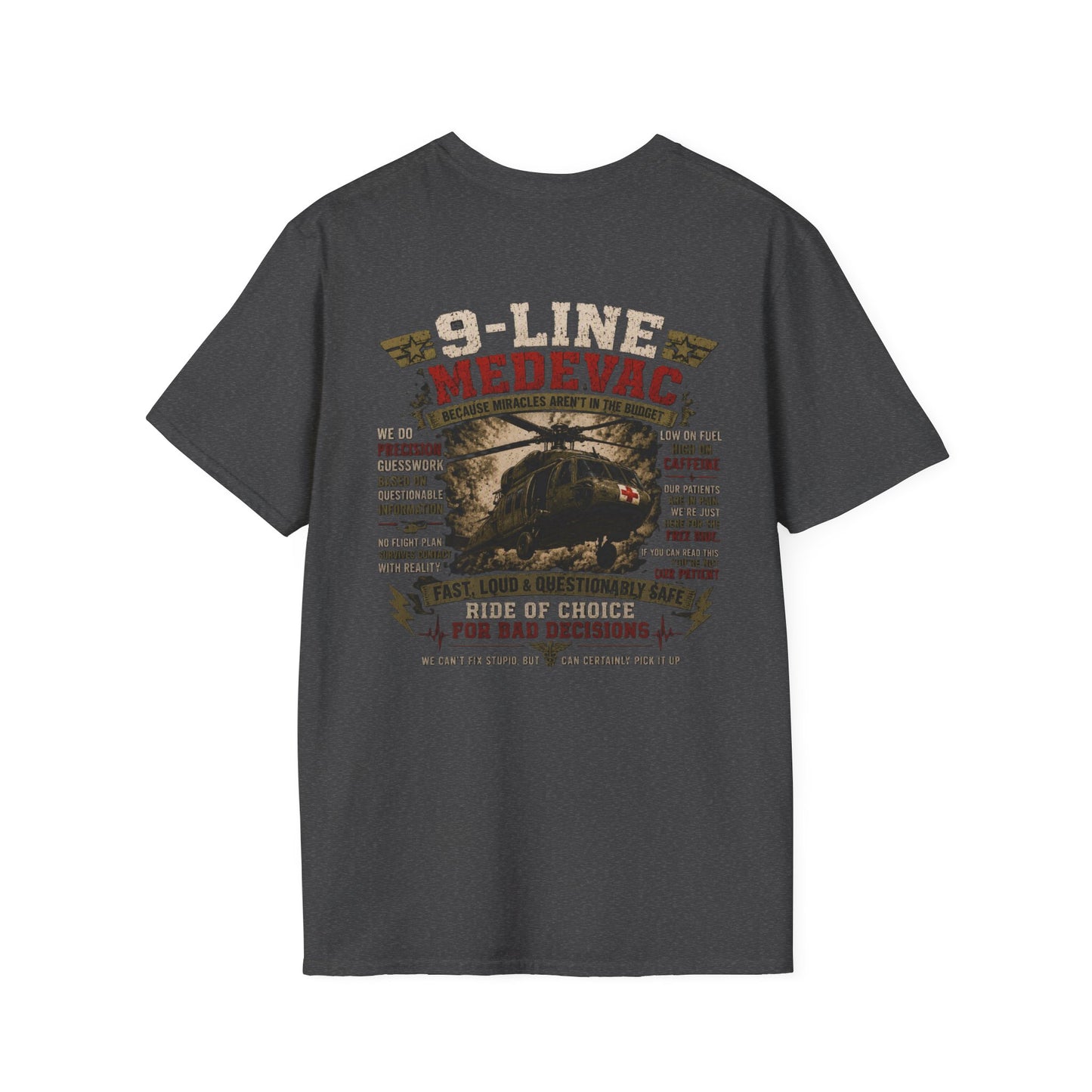AEK Veteran Badge T-Shirt —9-Line MEDEVAC Tee