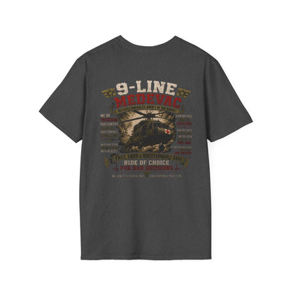 AEK Veteran Badge T-Shirt —9-Line MEDEVAC Tee