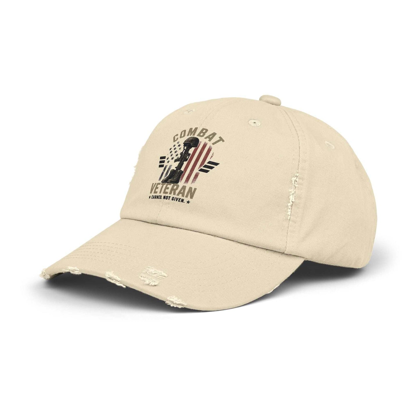 Combat Veteran Distressed Cap