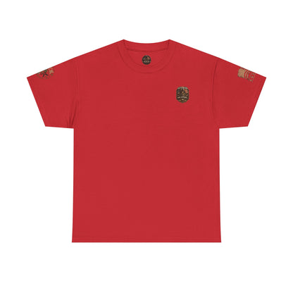 Navy Veteran Graphic Tee – 'Navy: Sea, Ports & Pride' Cotton T-Shirt