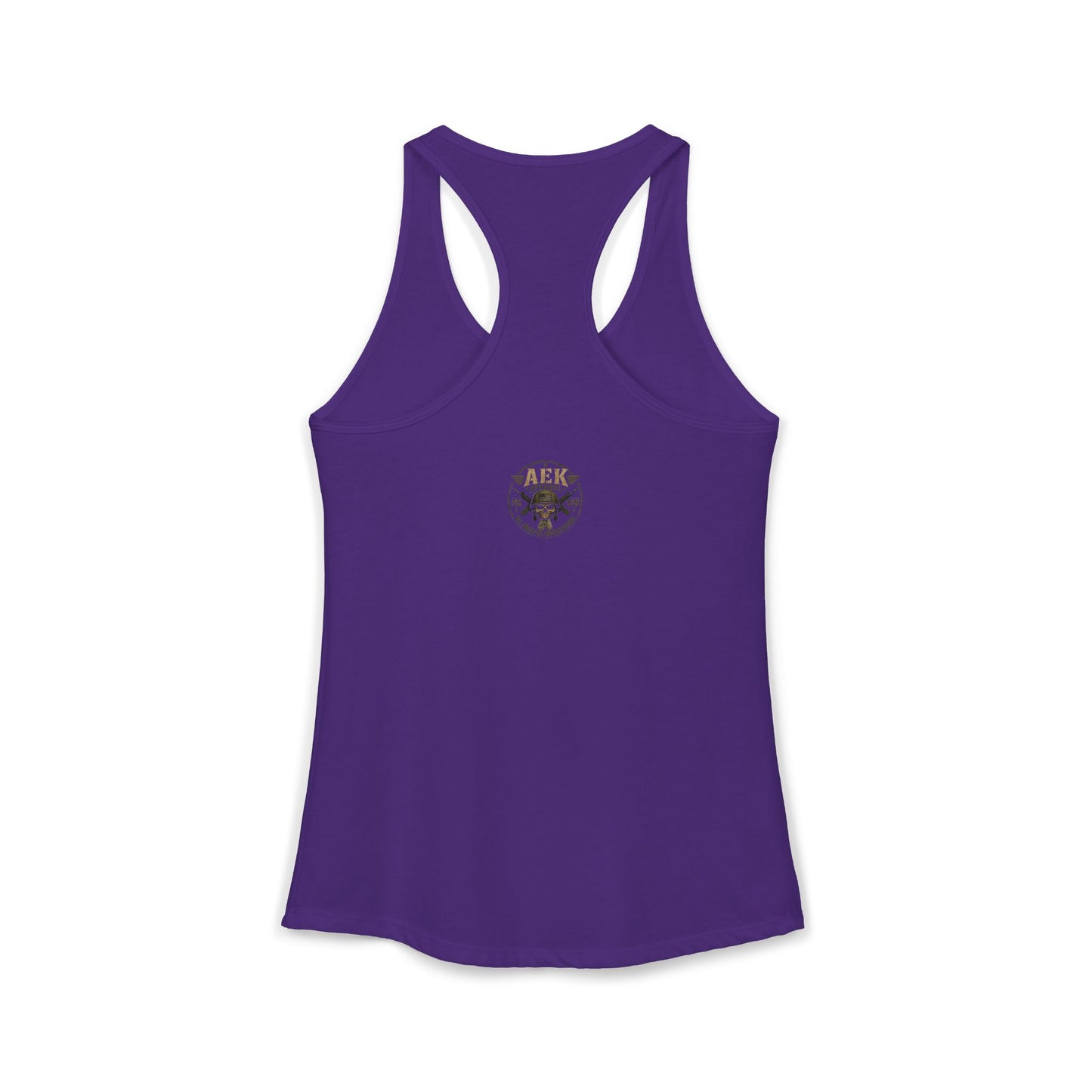 Women's Racerback Tank - "Don't Mistake My Lip Gloss for Weakness"