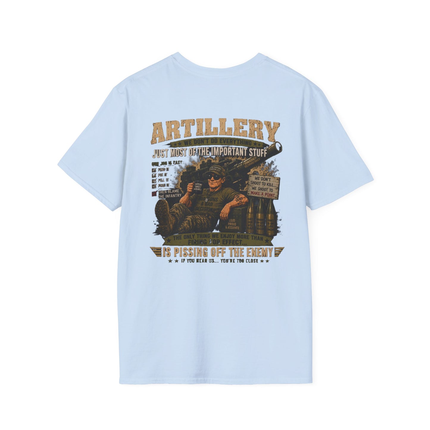 AEK Veteran Badge T-Shirt — Field Artillery Tee