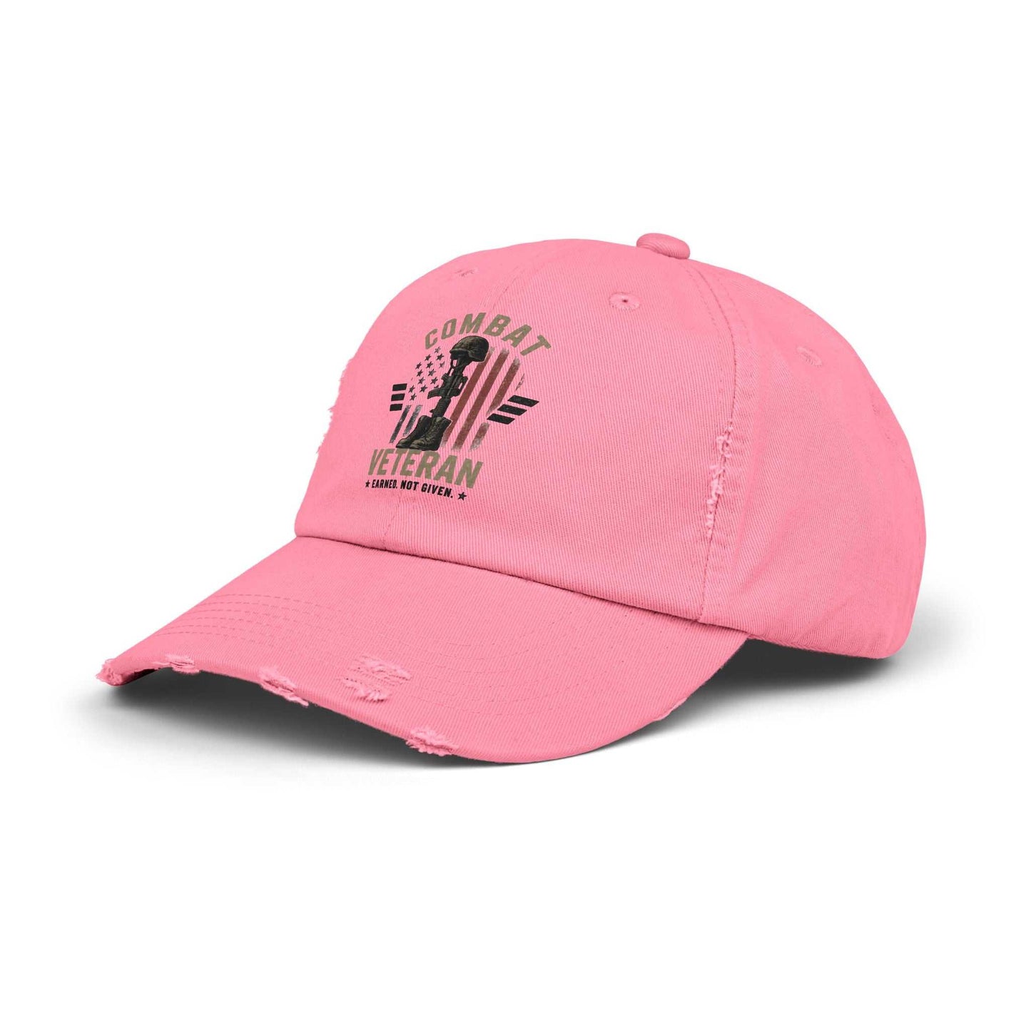 Combat Veteran Distressed Cap