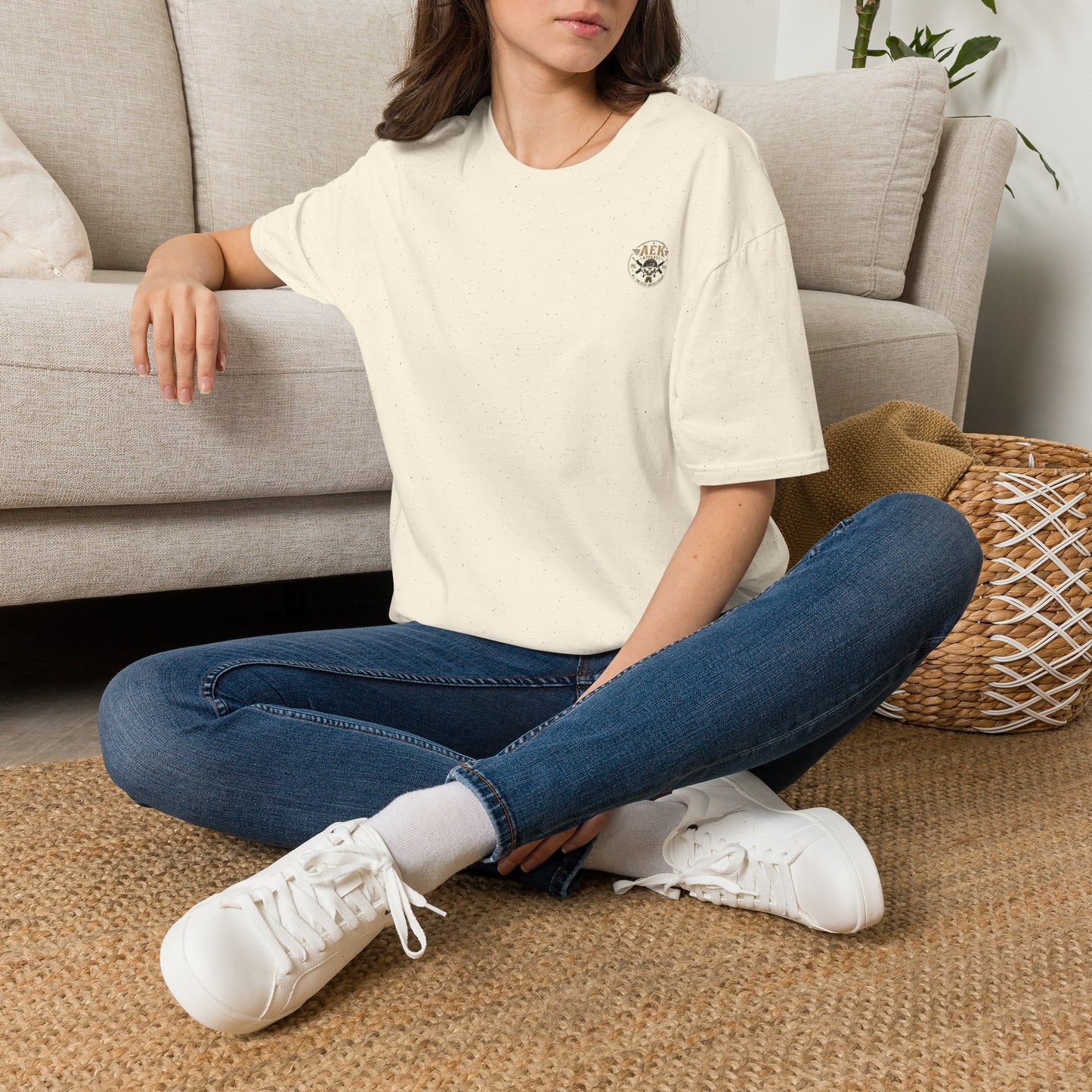 Army: Where You're Paid to Suffer T-Shirt — AEK Small Chest Logo, Coastal Surf Vibes