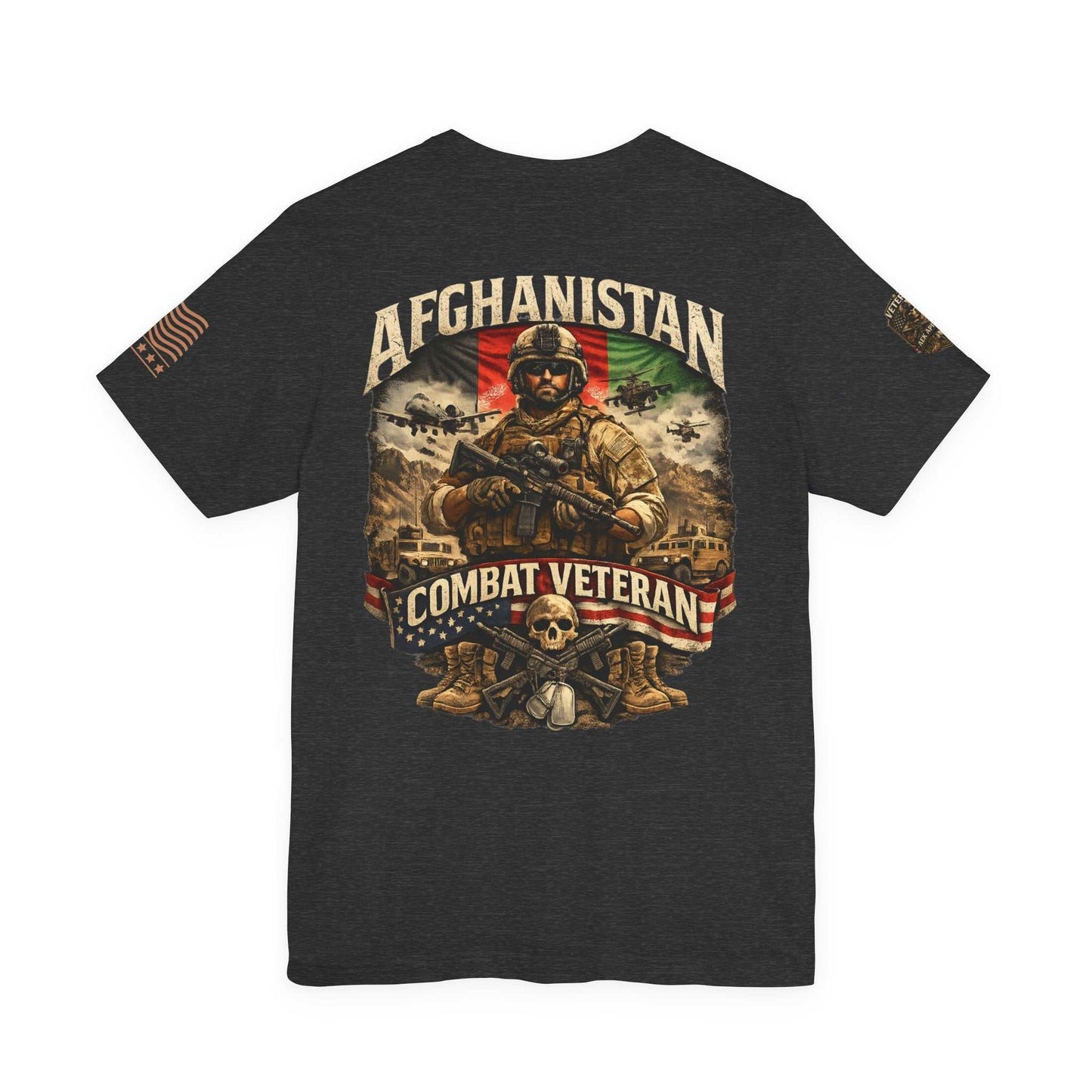 Afghanistan Combat Veteran T‑Shirt — Military Tribute Tee
