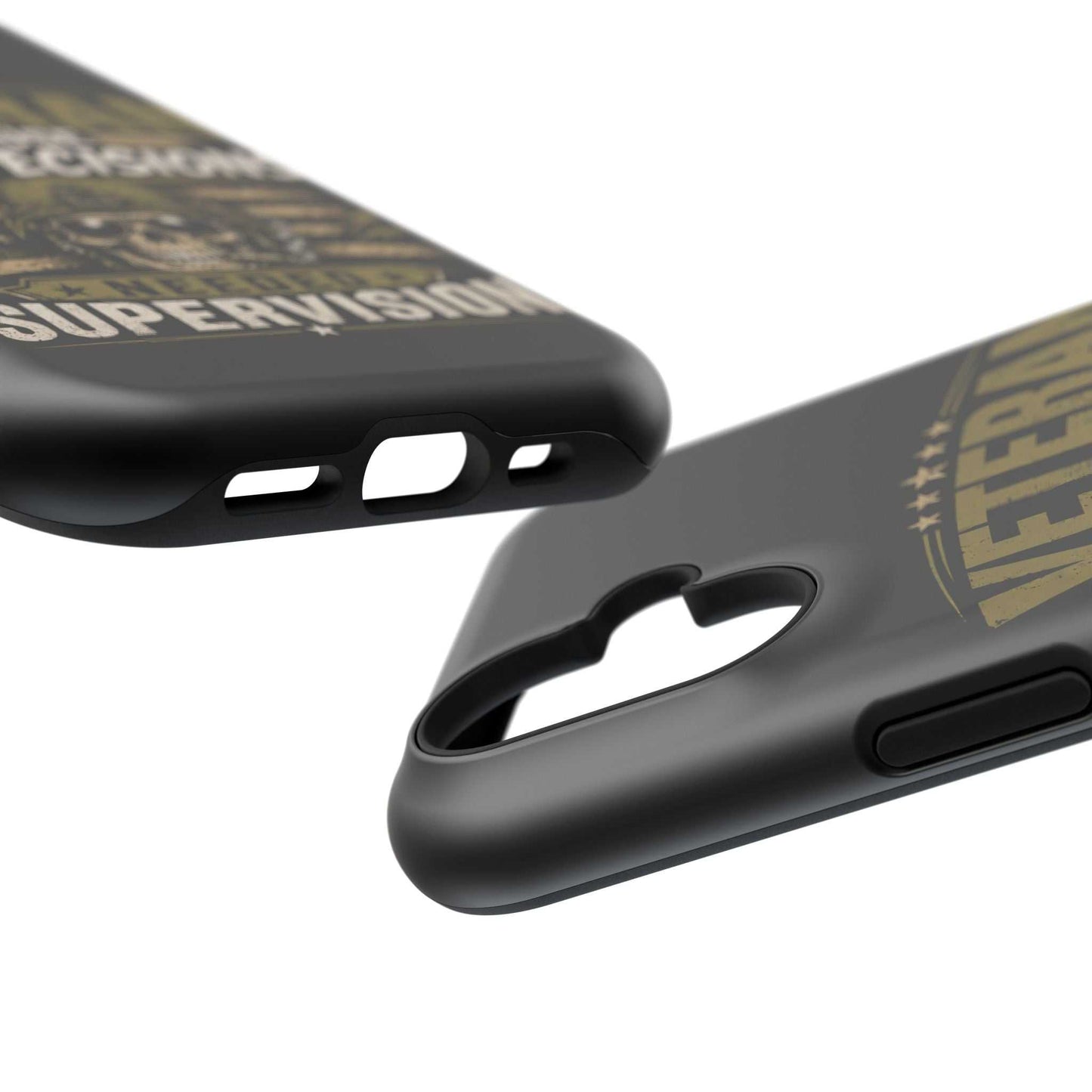 Veteran "Because Bad Decisions Needed Supervision" Impact-Resistant Phone Case